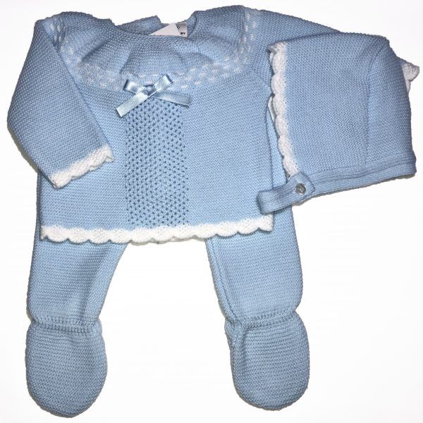 Conjunto 3 piezas Azul Claro - BABY