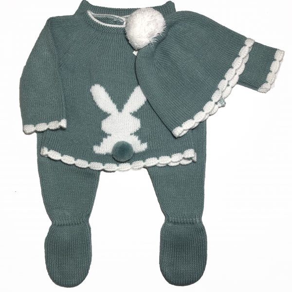 Conjunto 3 piezas Azul Verdoso - BABY