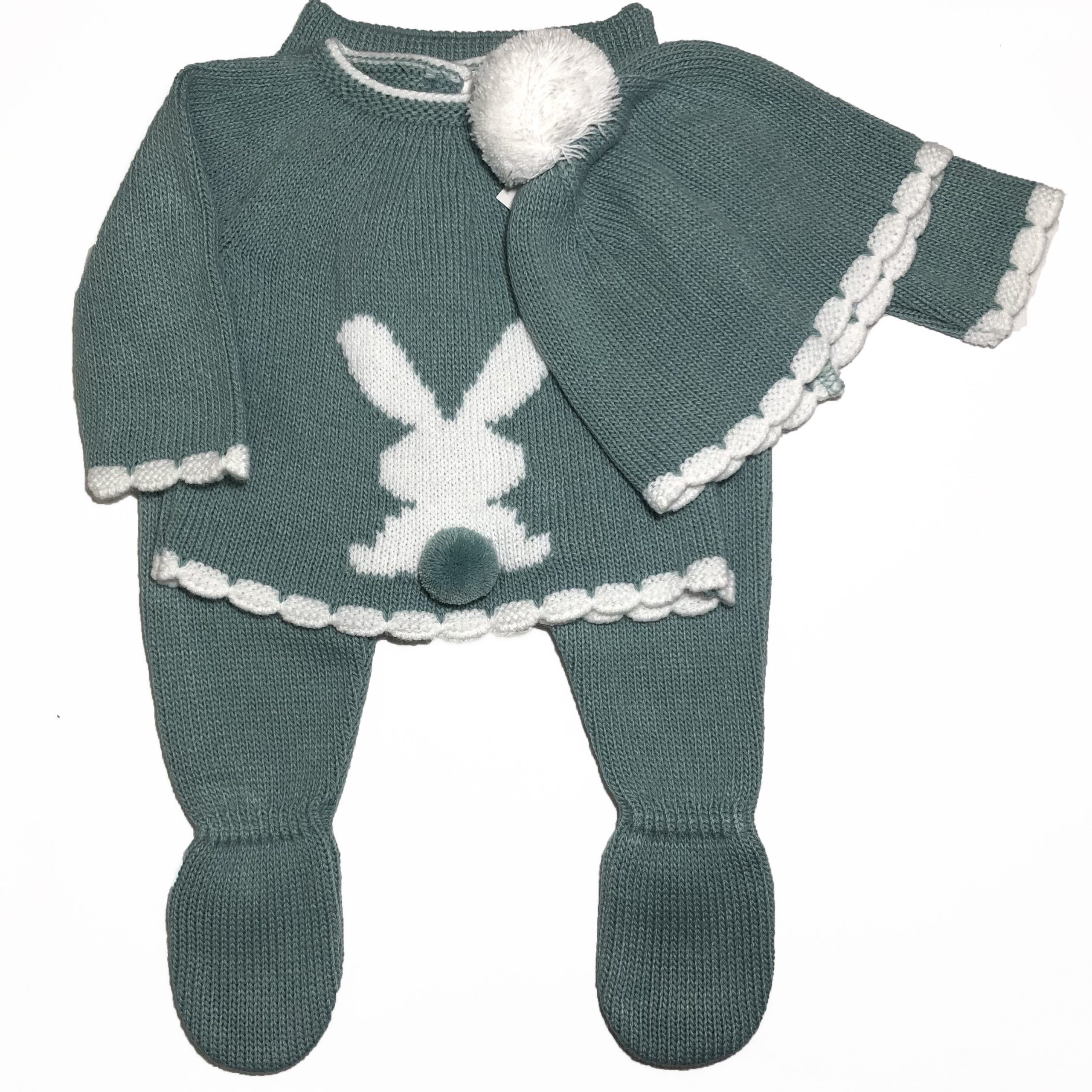 Conjunto 3 piezas Azul Verdoso - BABY