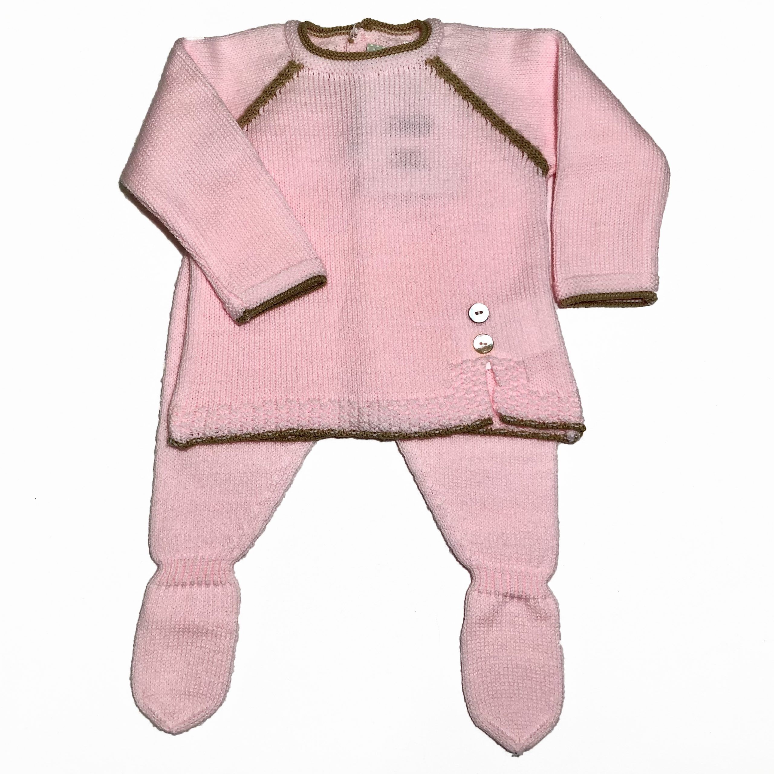 Conjunto Rosa y Marrón- Difni