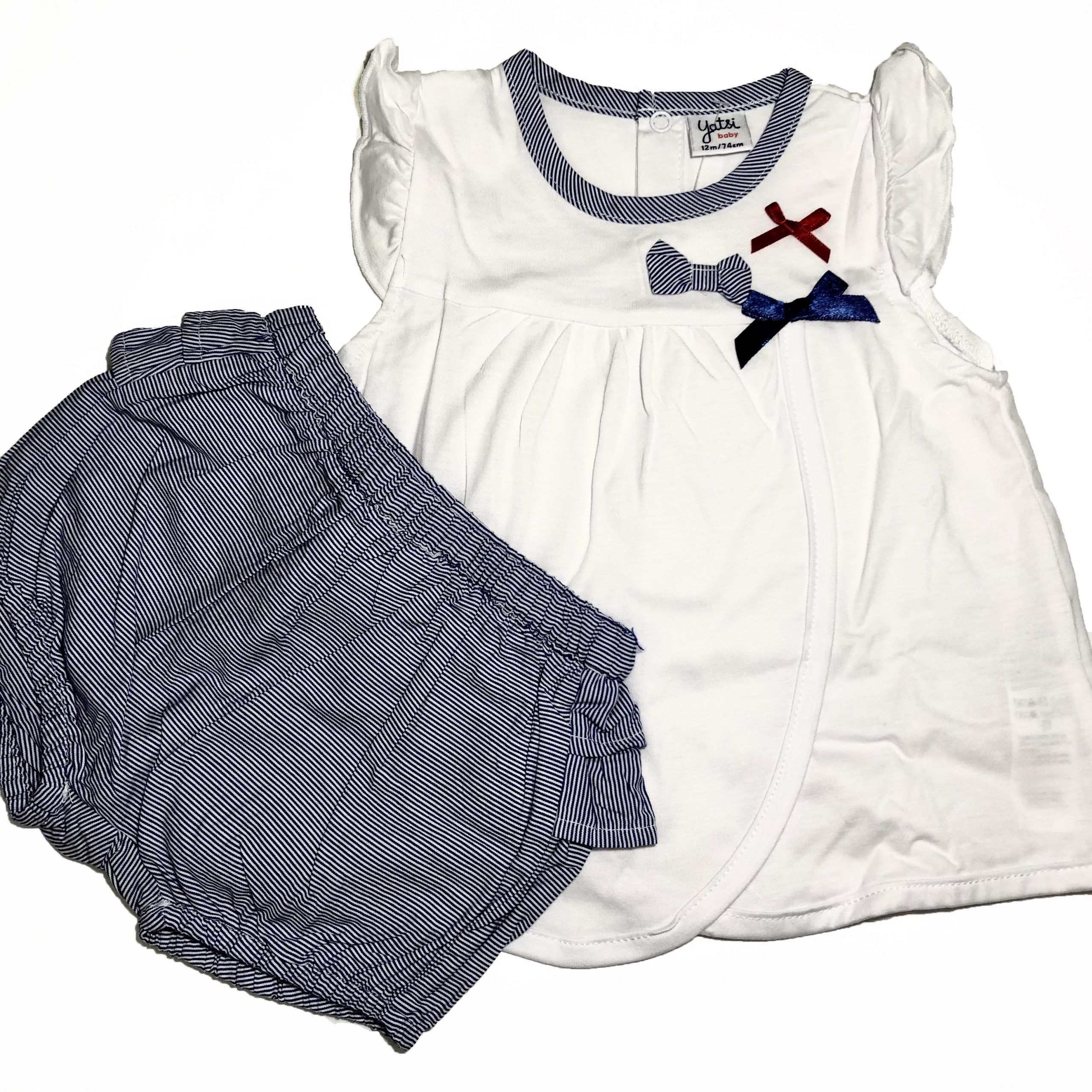 Conjunto Lacitos Azul y Rojo - Yatsi