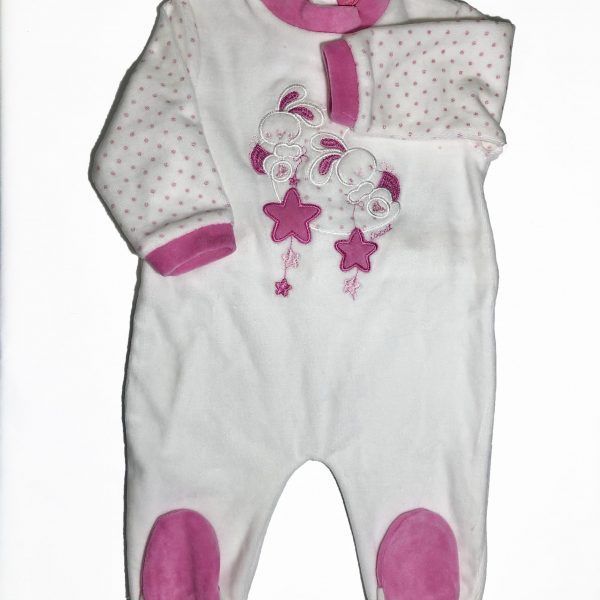 Body Blanco y Rosa - Kinanit