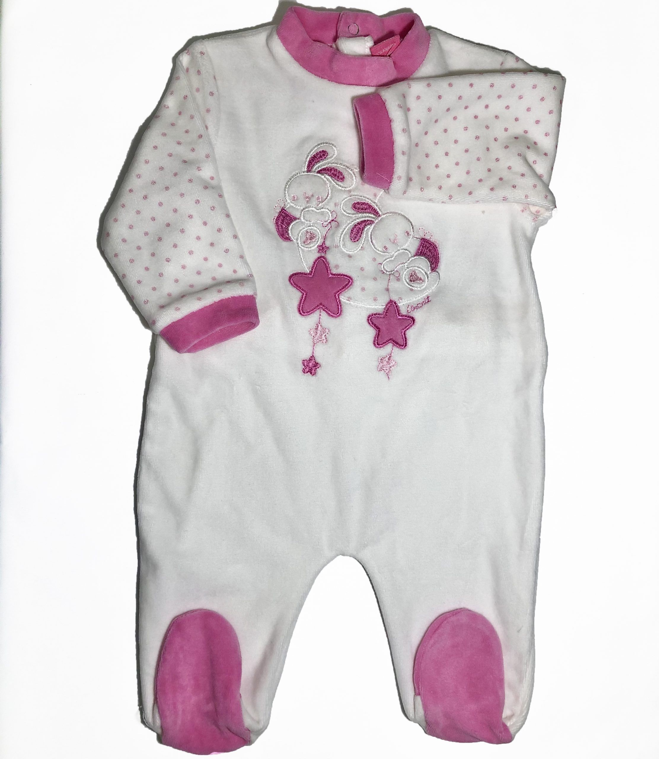 Body Blanco y Rosa - Kinanit