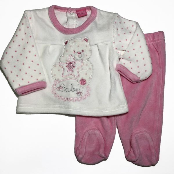 Pijama Polar Rosa- Kinanit