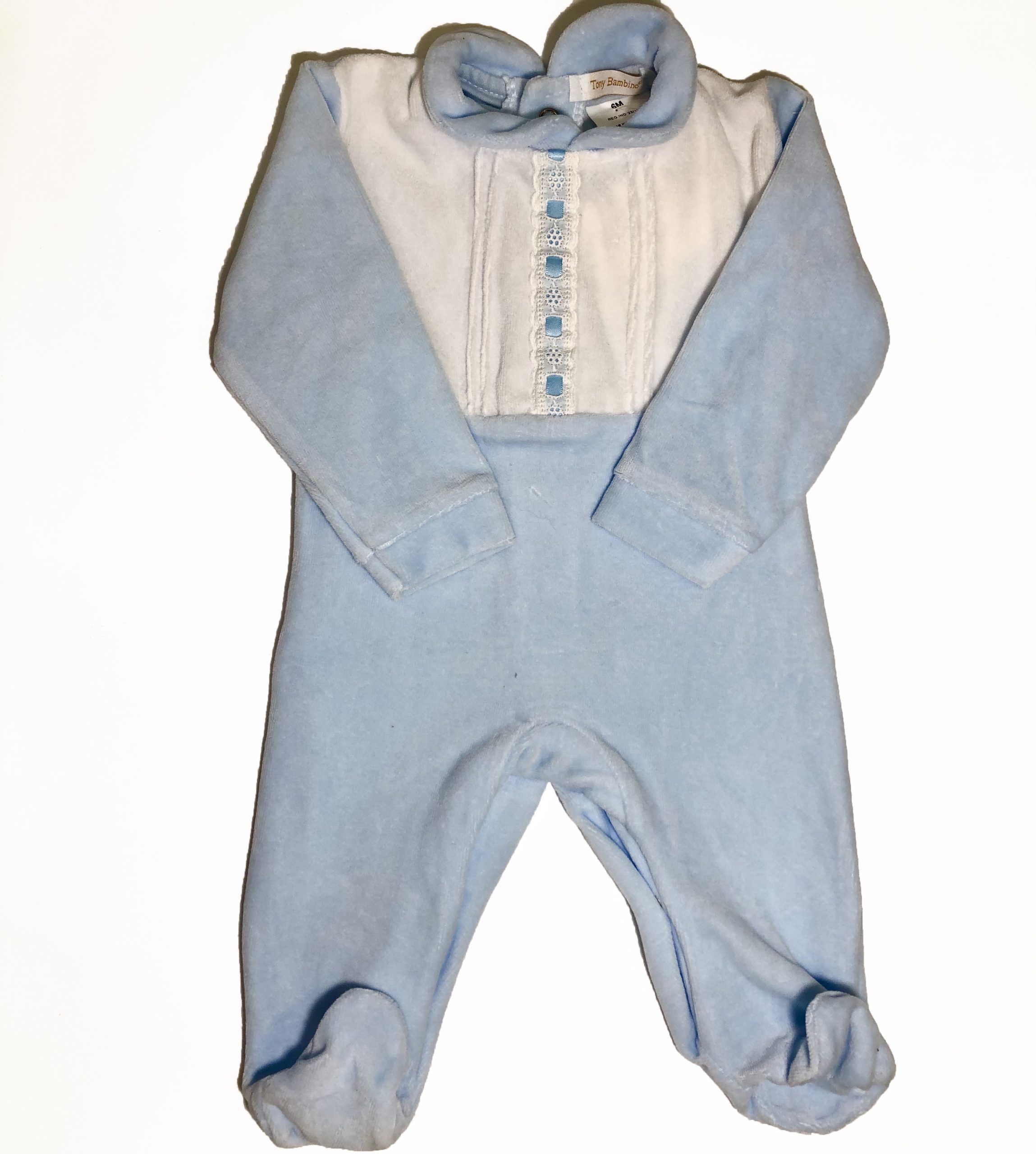 Body Azul y Blanco - Creaciones Tony