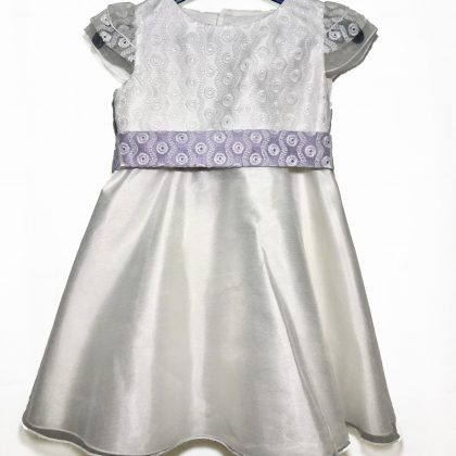 Vestido Comunión Lazo Lila - Isamar Confecciones