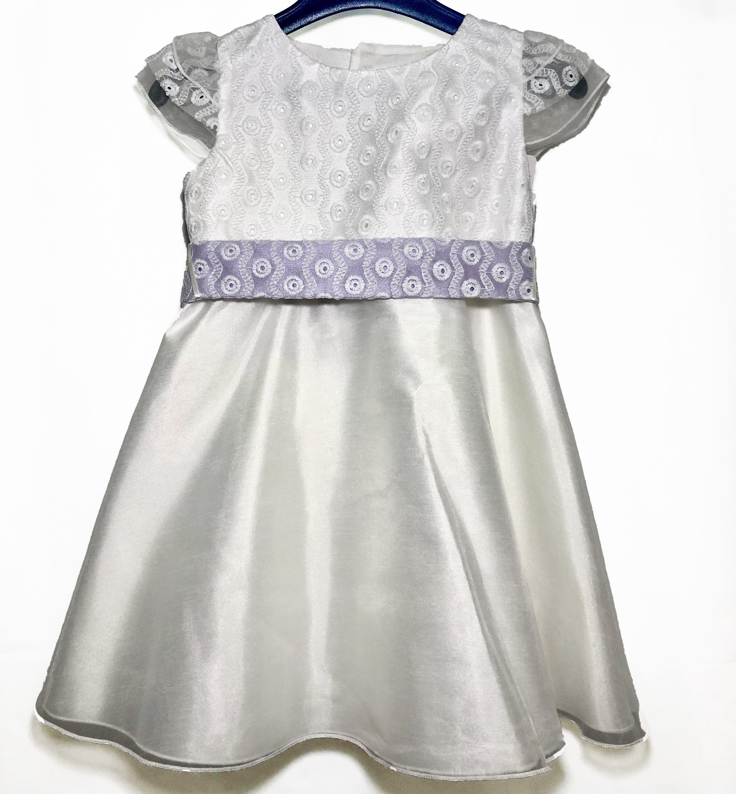 Vestido Comunión Lazo Lila - Isamar Confecciones