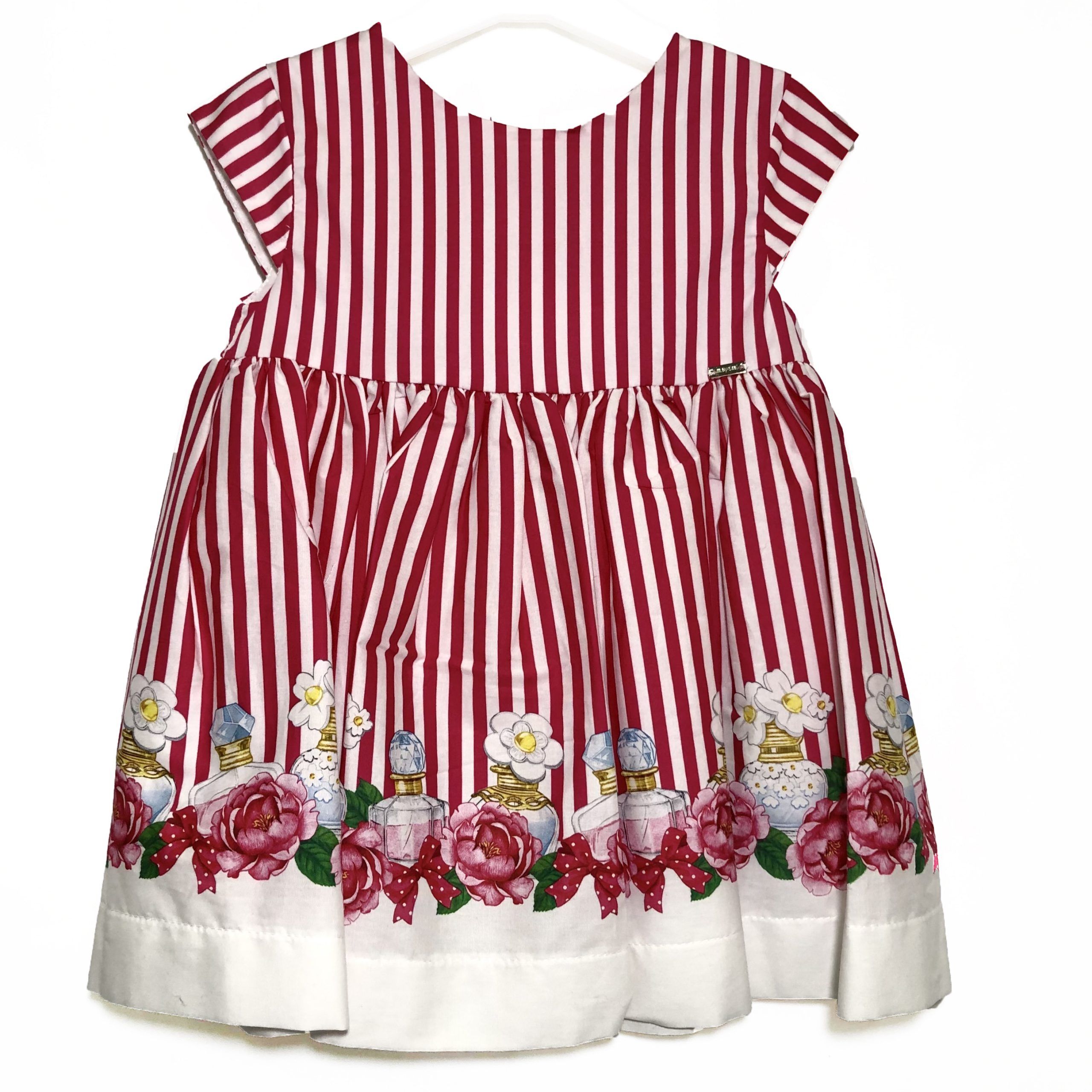 Vestido Rosa Rayas - Mayoral
