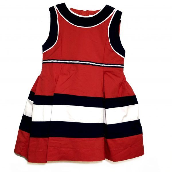 Vestido Rojo y Azul - Mayoral