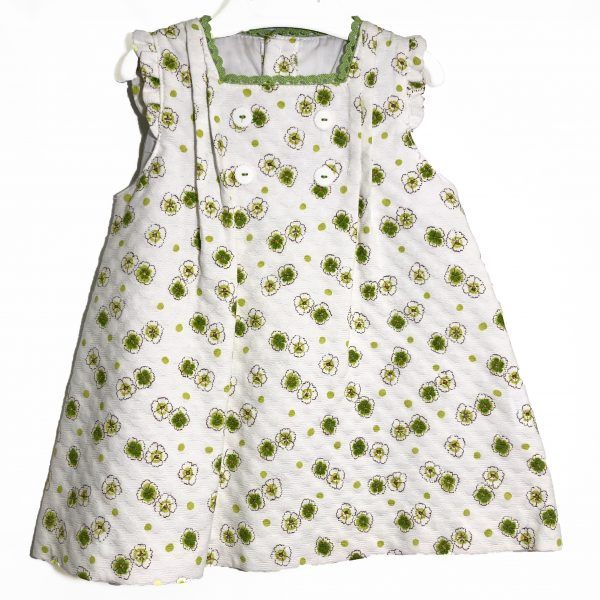 Vestido Flores Verdes - Yoedu