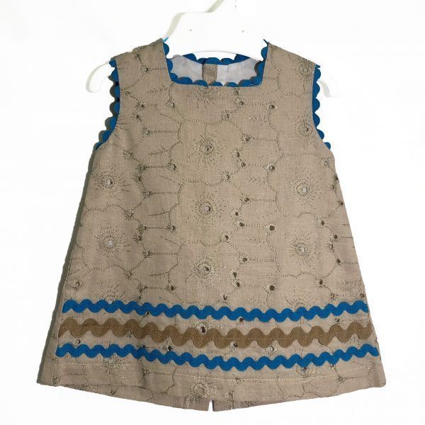 Vestido Cinta ZigZag - Mi Muñequita Manuela