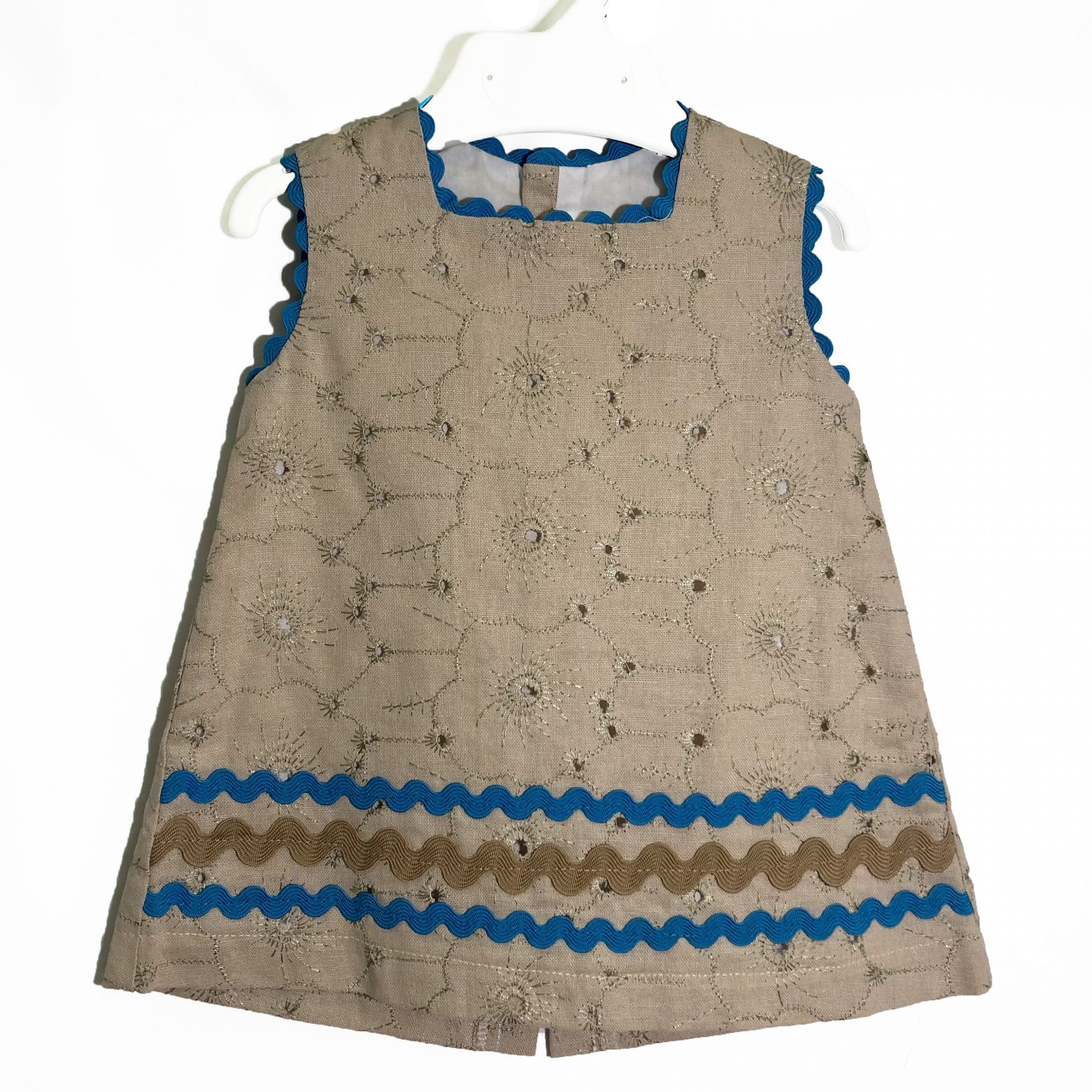 Vestido Cinta ZigZag - Mi Muñequita Manuela