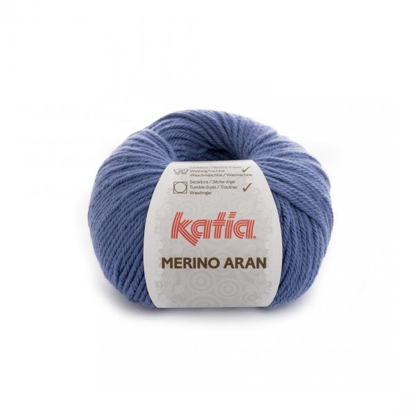 Merino Aran - Katia - Azul-45