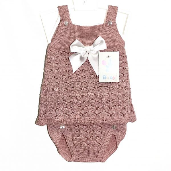 Conjunto 2 P Hilo Rosa Maquillaje - Baby
