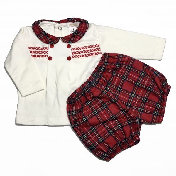 Conjunto 2P Cuadros Escoceses- Tony Bambino