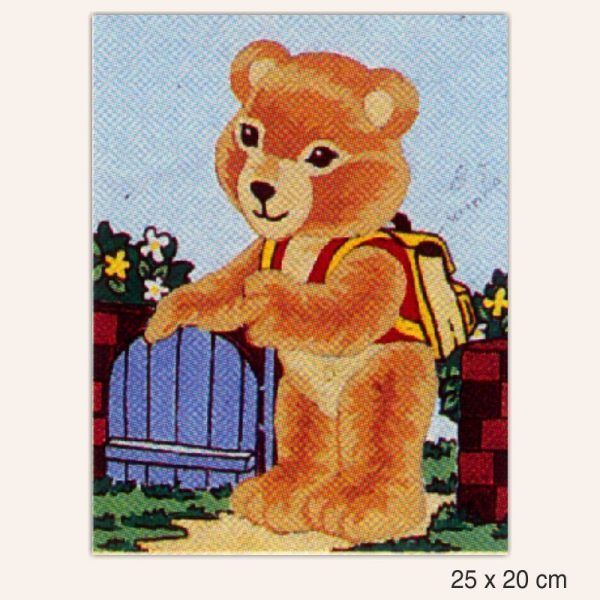 Cuadro Infantil Oso para Punto de Cruz - Collection D'Art