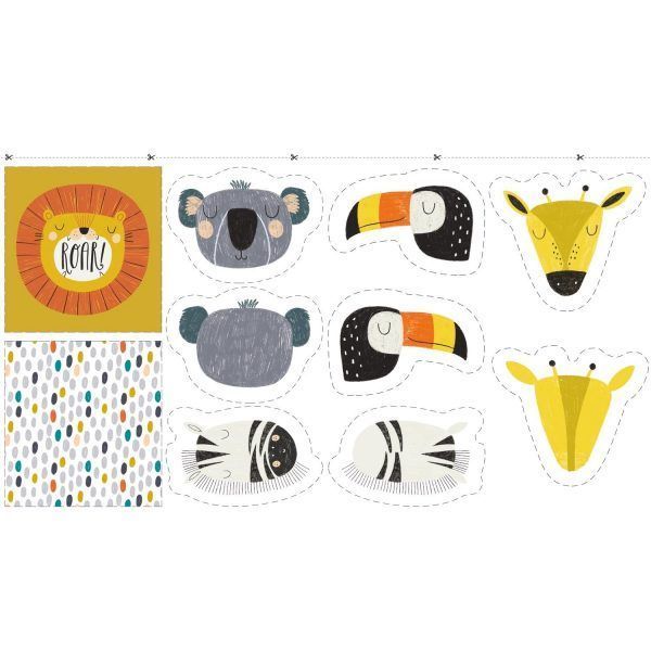 PPS14 Poplin Panel Fly Hero Pillow Panel - KATIA