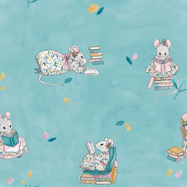 PAW77 Poplin AW Little Rat reading- KATIA
