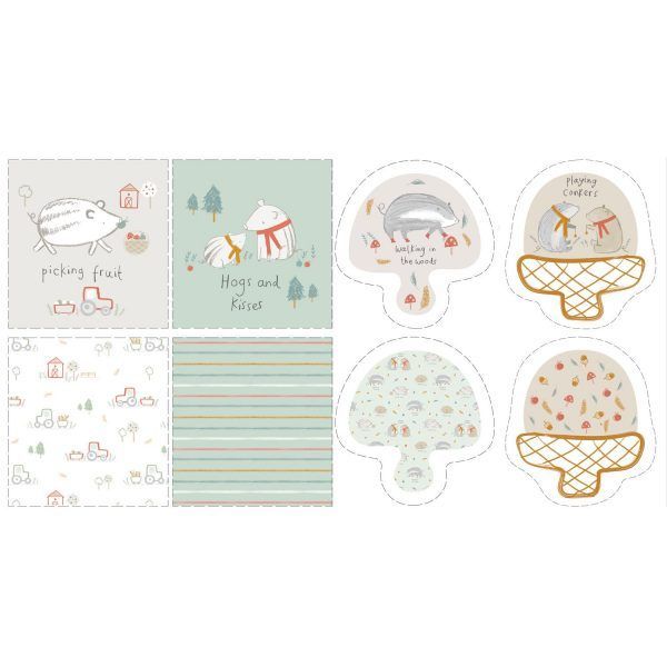 PP6 Poplin Panel AW Wild Boar Panel- KATIA