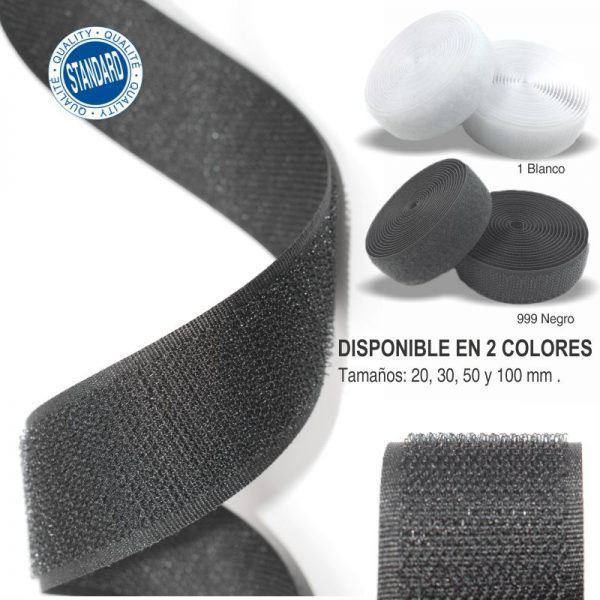 Velcro Coser Macho Blanco 20 mm