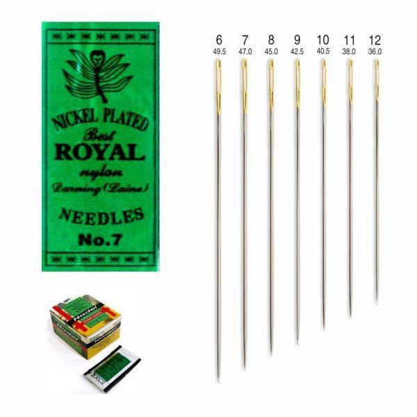 Aguja Coser Extrafina Royal Ojo Dorado
