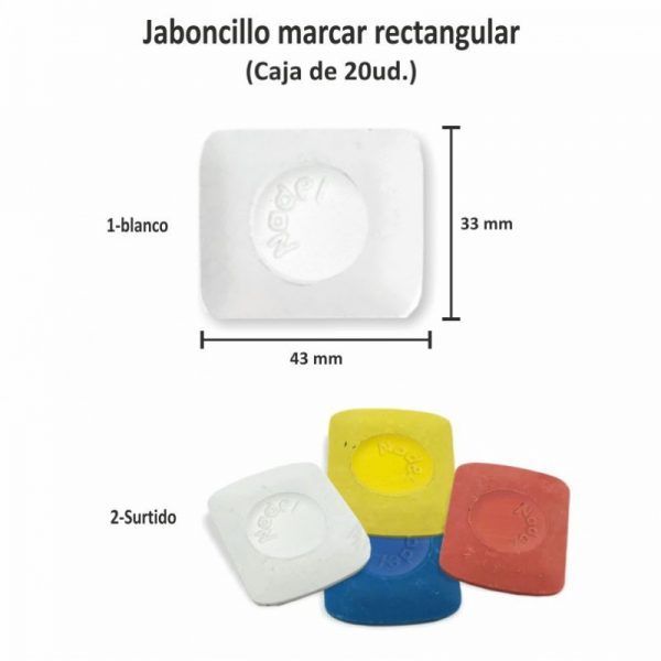 Jaboncillo Cuadrado Pequeño