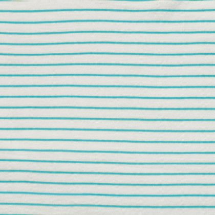 SJ1 Slub Jersey Stripes Aqua - KATIA