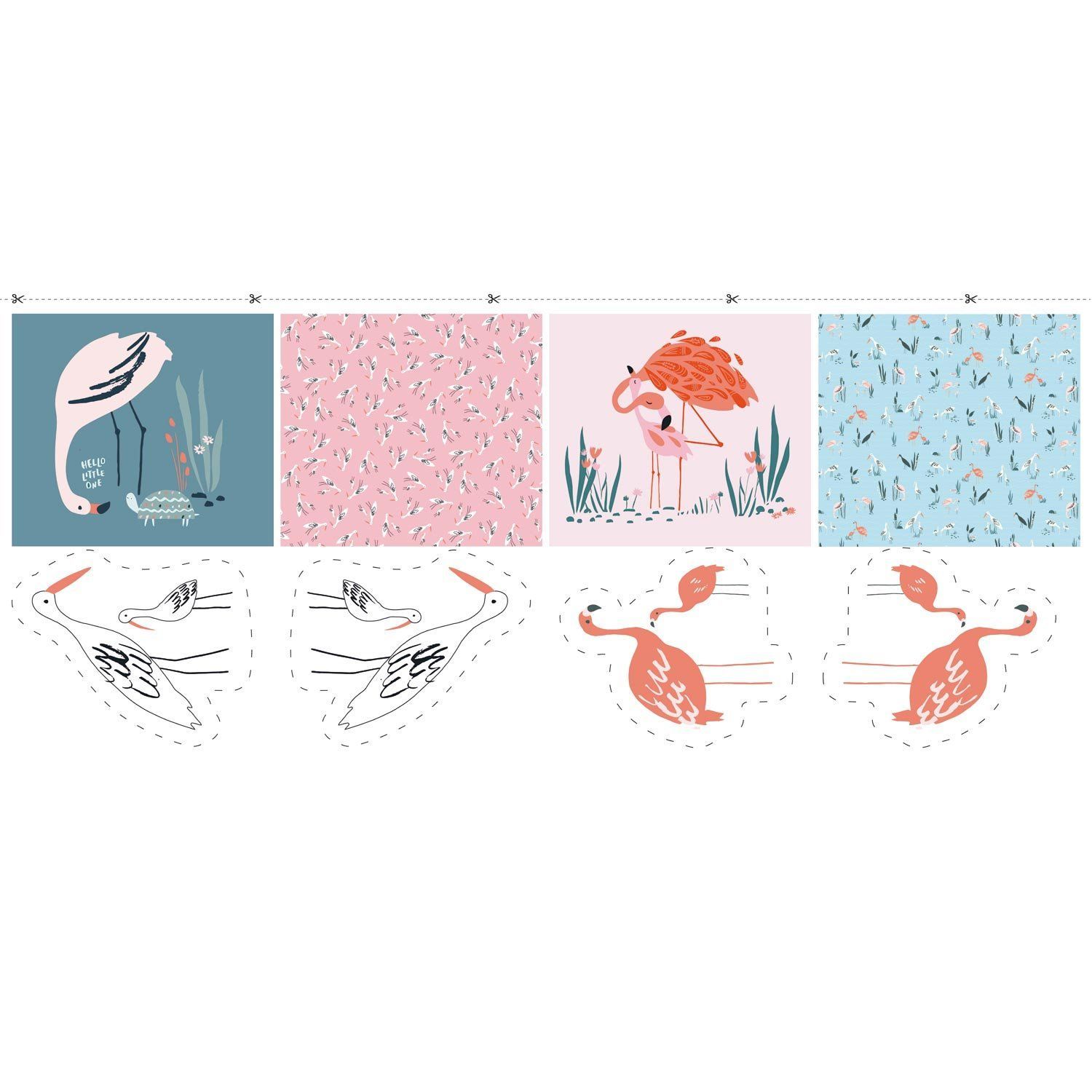 PPS11 Poplin Panel Salinas Pillow Panel- KATIA
