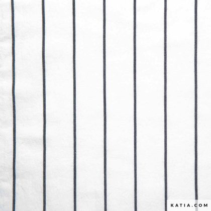 NSC2 Nautic Stripes Cotton Granitte & Ecru - Katia