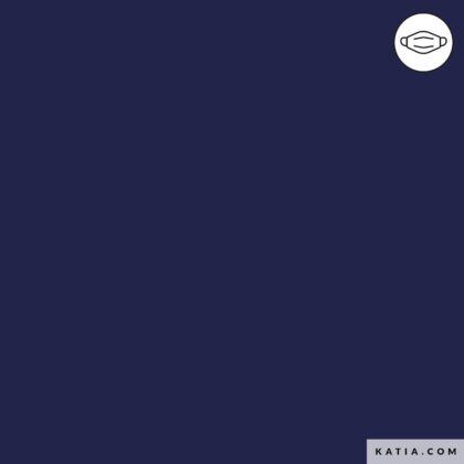 PAS16 Poplin Antibacterian Solid Color Navy - Katia