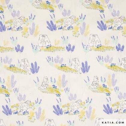 P166 Poplin Marmot Provence - Katia